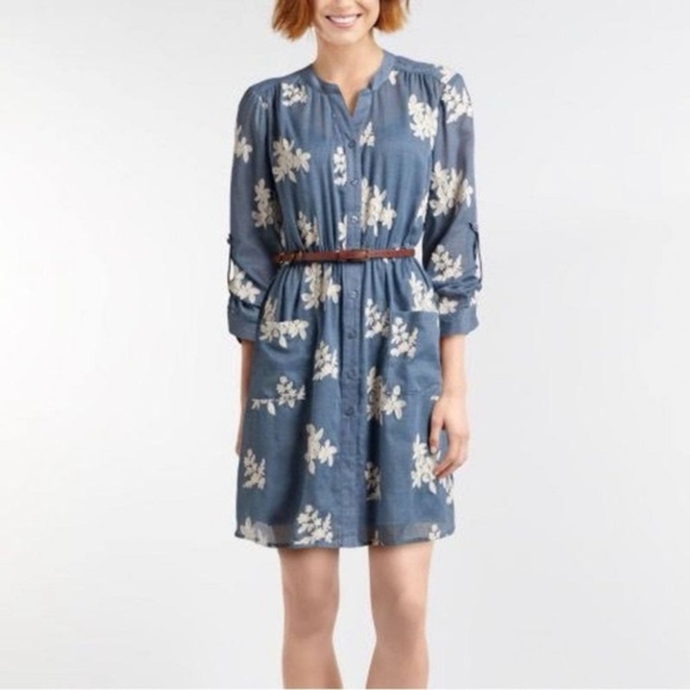 Blue Floral Women’s Dress